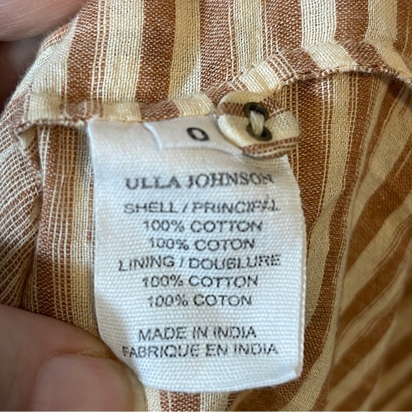 ULLA JOHNSON FIORA DRESS IN FAWN Size 0 - Picture 8 of 8